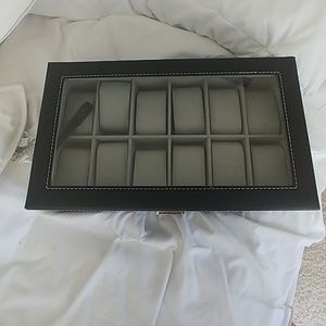 12 slot watch box